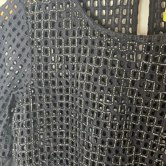 Maeve by Anthropologie Size 0 Black Beaded Top - Picture 5 of 7